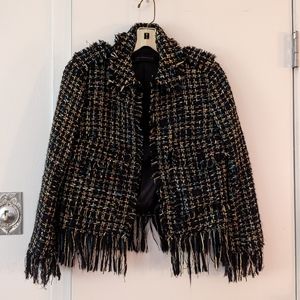 Zara tweed boucle blazer